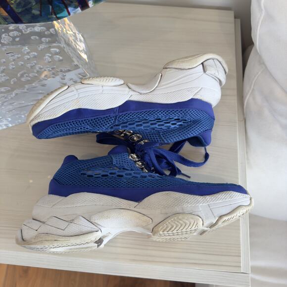 Jeffrey Campbell Hotspot Blue Oversized Platform Sneakers Womens 8 - Picture 8 of 11